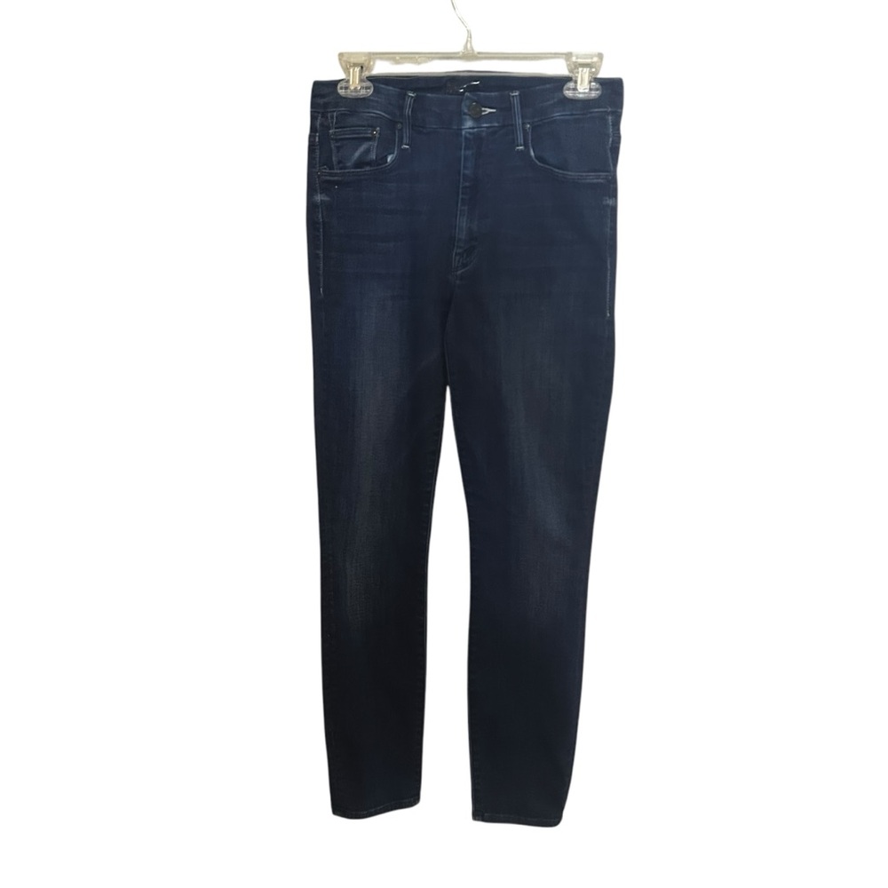 MOTHER High waisted Looker Ankle The Road to Paradise Jeans blue women's size 27
